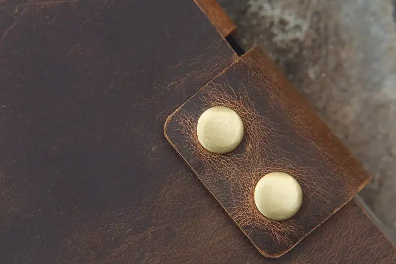 Винтажный Ретро А5 кожаный с кольцевым разъемным механизмом блокнот