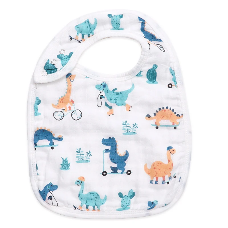 dinosaur 2 Muslinlife детские нагрудники Новинка бамбуковый хлопок высокого качества Babadores Para Bebe слюнявчик для младенца полотенце для мальчиков и девочек - Цвет: dinosaur 2