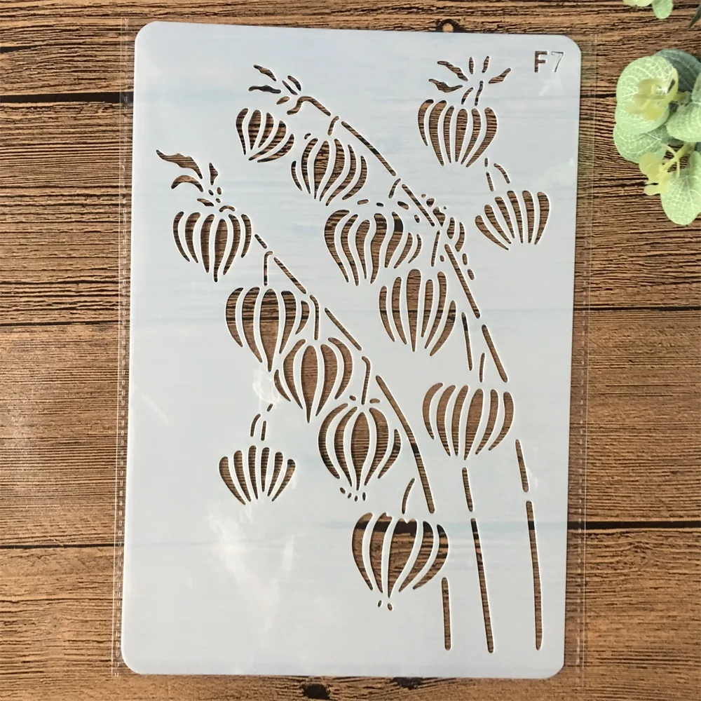 26*17 см Одуванчик DIY Многослойные трафареты настенная живопись раскраска для