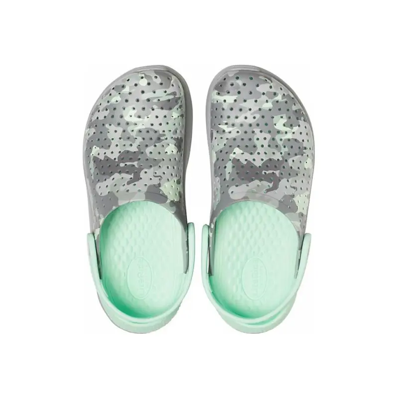 CROCS LiteRide Printed Camo Clog K KIDS|Мюли и сабо| |