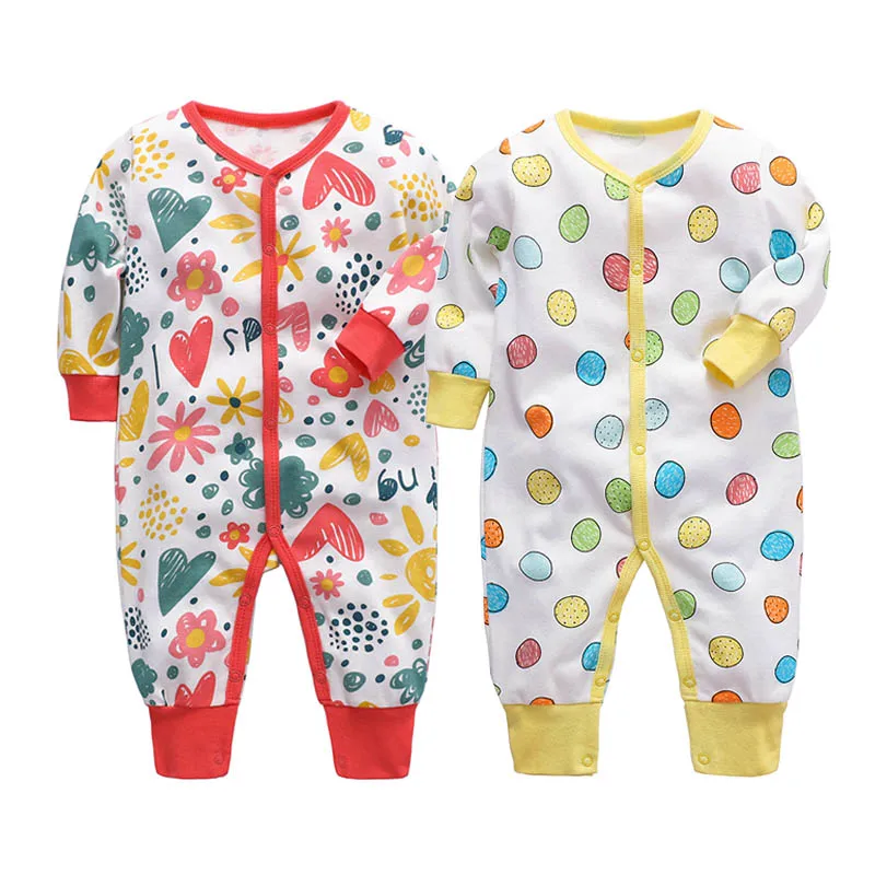 Infant Jumpsuit Autumn Winter Newborn Romper Baby Boys Girls Clothing Long Sleeve 3 6 9 12 18 24 Months boy Clothes | Детская одежда и