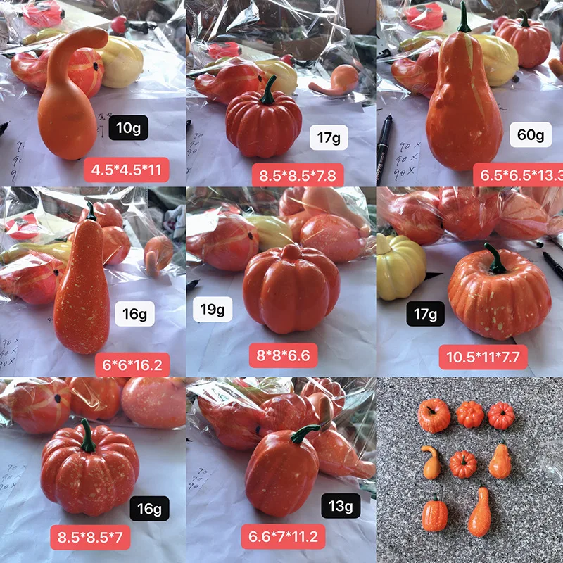 Поддельные тыквы украшения поддельная еда белая Тыква Кухня Еда Декор