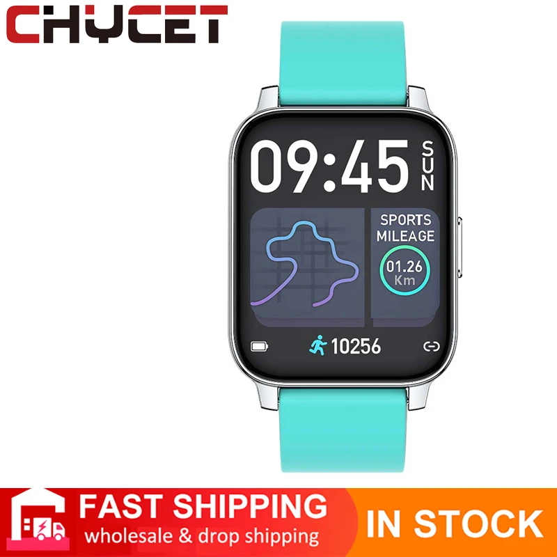 

CHYCET 2021 Full Touch Smart Watch Women SportS Smartwatch Men Heart Rate Monitor Music Control Watches for IOS Android Huawei