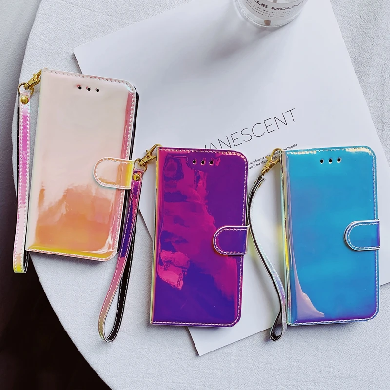Для Xiaomi Mi 9T Redmi Note 10 7 7A 8 8A 8T K20 Pro флуоресцентный неоновый градиентный цвет