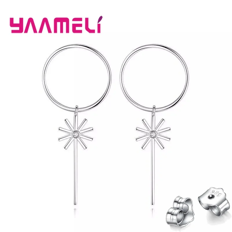 

925 Sterling Silver Vintage Style Statement Earrings For Women Girls Fashion Jewelry 2021 Trend Wholesale