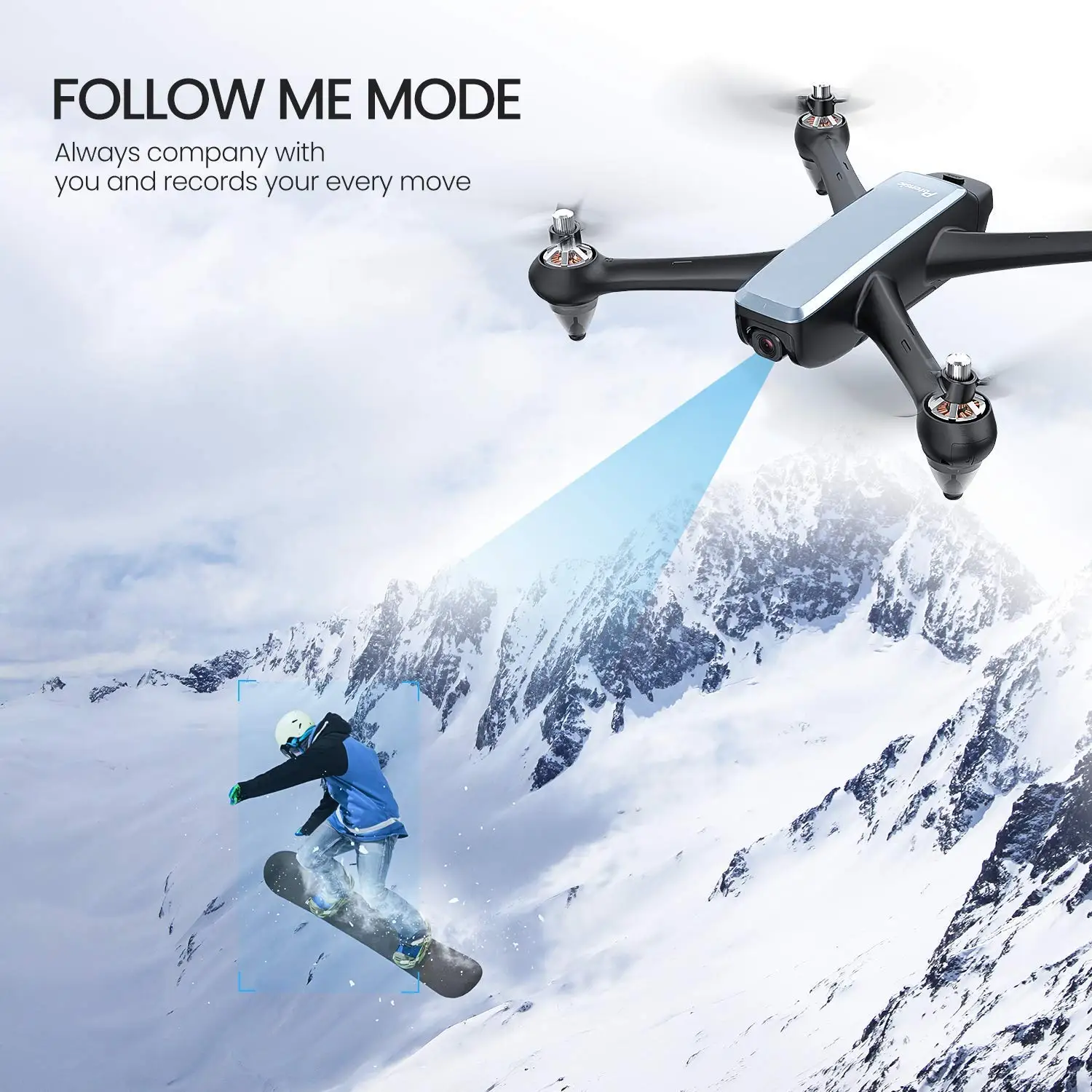 Potensic D60 gps Дрон с 4K широкоугольным HD FPV двойной камерой бесщеточный мотор RC Дрон Квадрокоптер