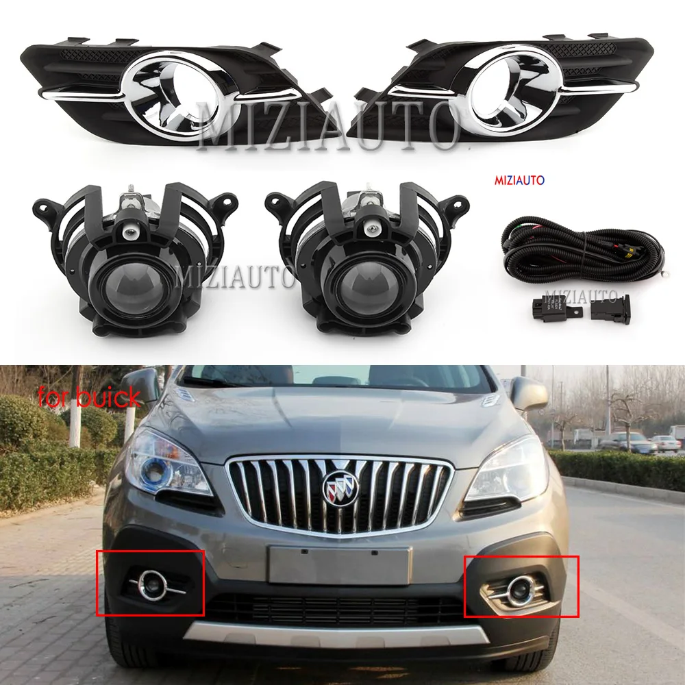 Светодиодные противотуманные фары drl для Buick Encore Envision 2013 2016 Противотуманные