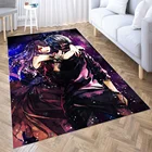 Токийский Гуль, ковер для гостиной, 3D мебель для зала, напольный коврик для ванной, коврик для зоны аниме, декор для спальни для подростков