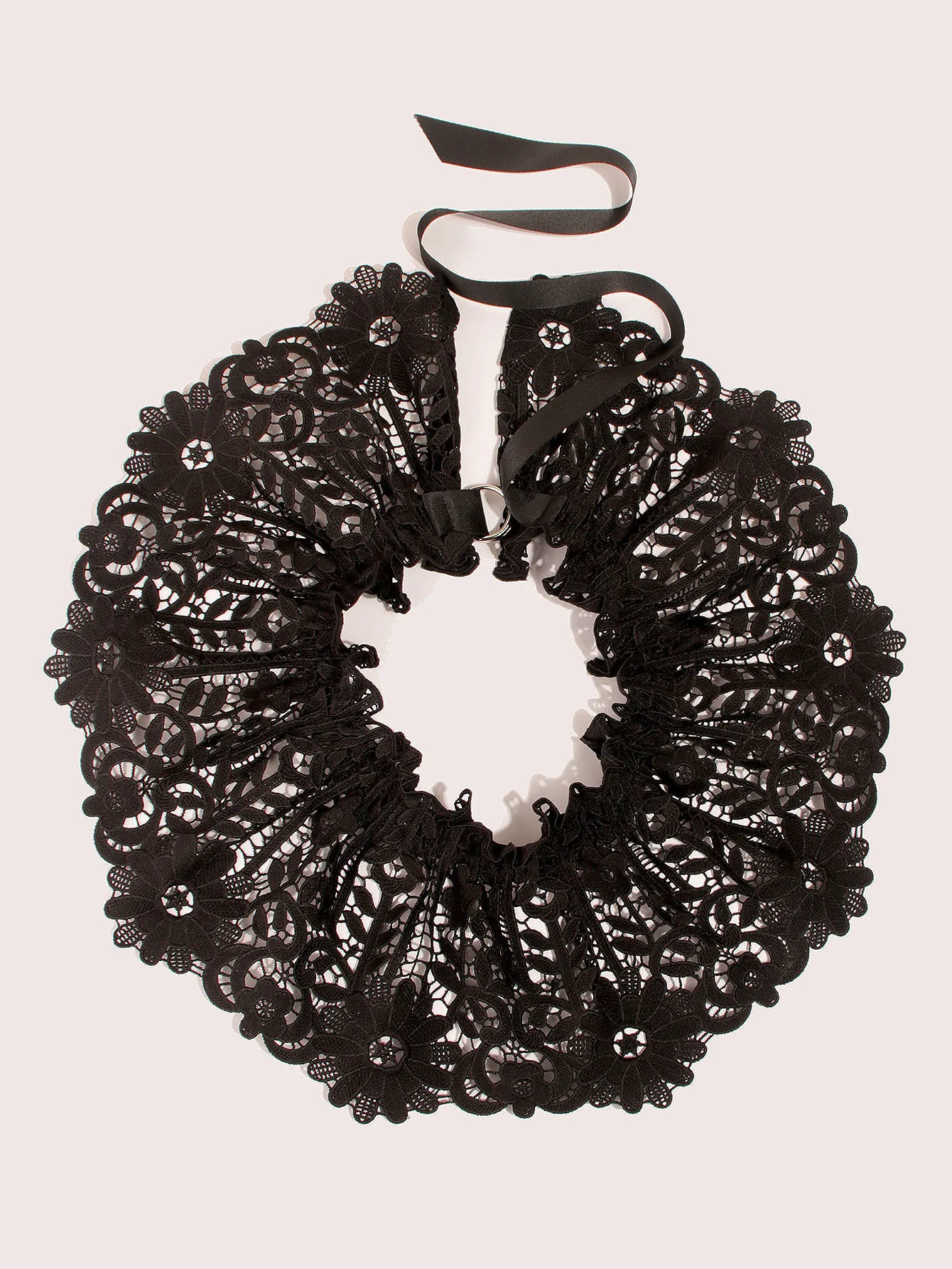 Корсет женский кружевной плиссированный широкий элегантный однотонный