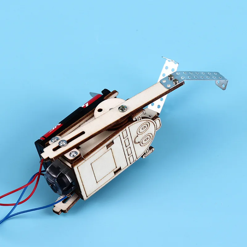 DIY Electric Robot Rope Climbing Kids Science Discovery Toys STEM Education Physics Experiment Kit School Project Art Craft Toy |