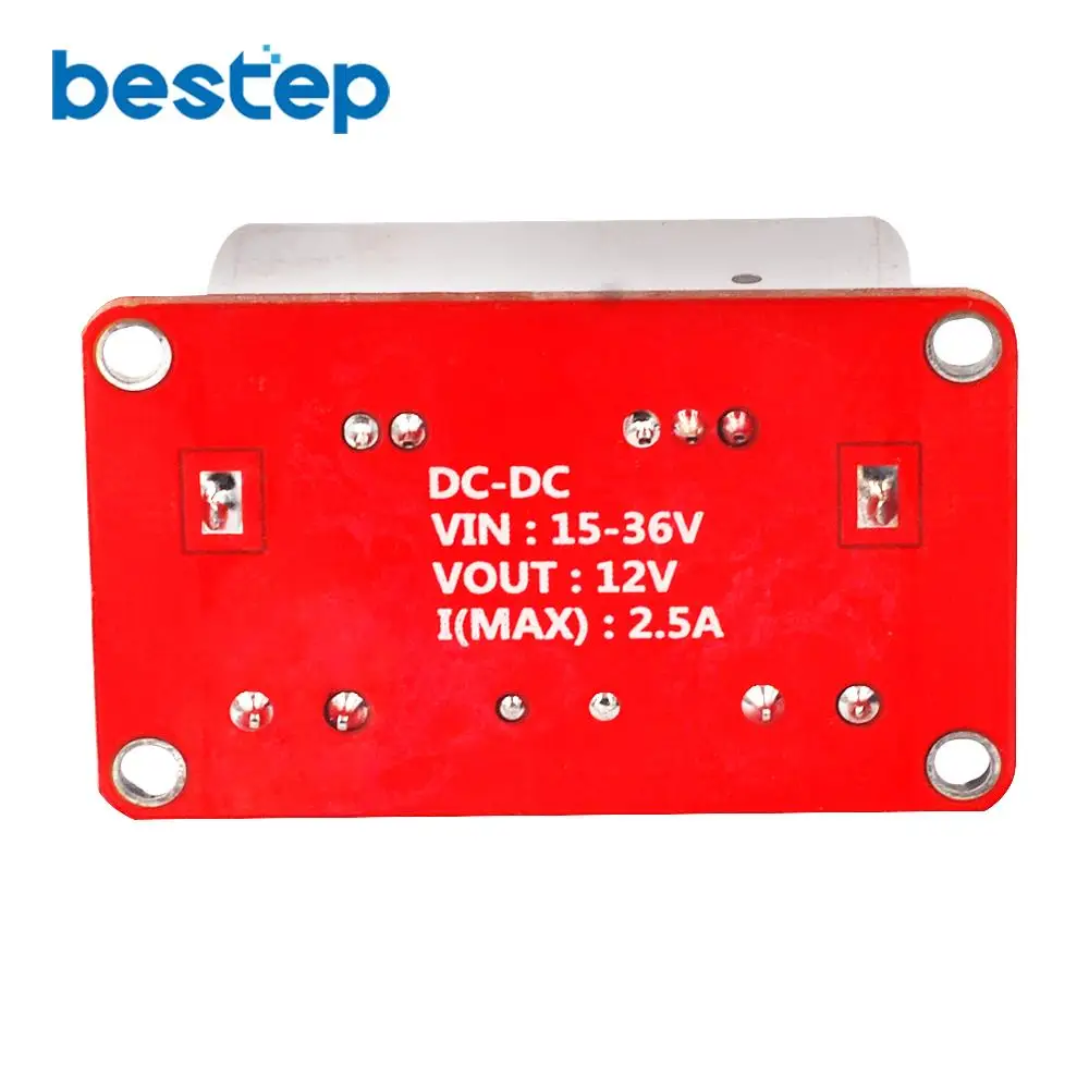 YDS-12 DC-DC Step Down Regulator Power Supply BUCK Module 15V-36V to 12V 3A Shortcut Protection High Efficiency Converter | Электронные