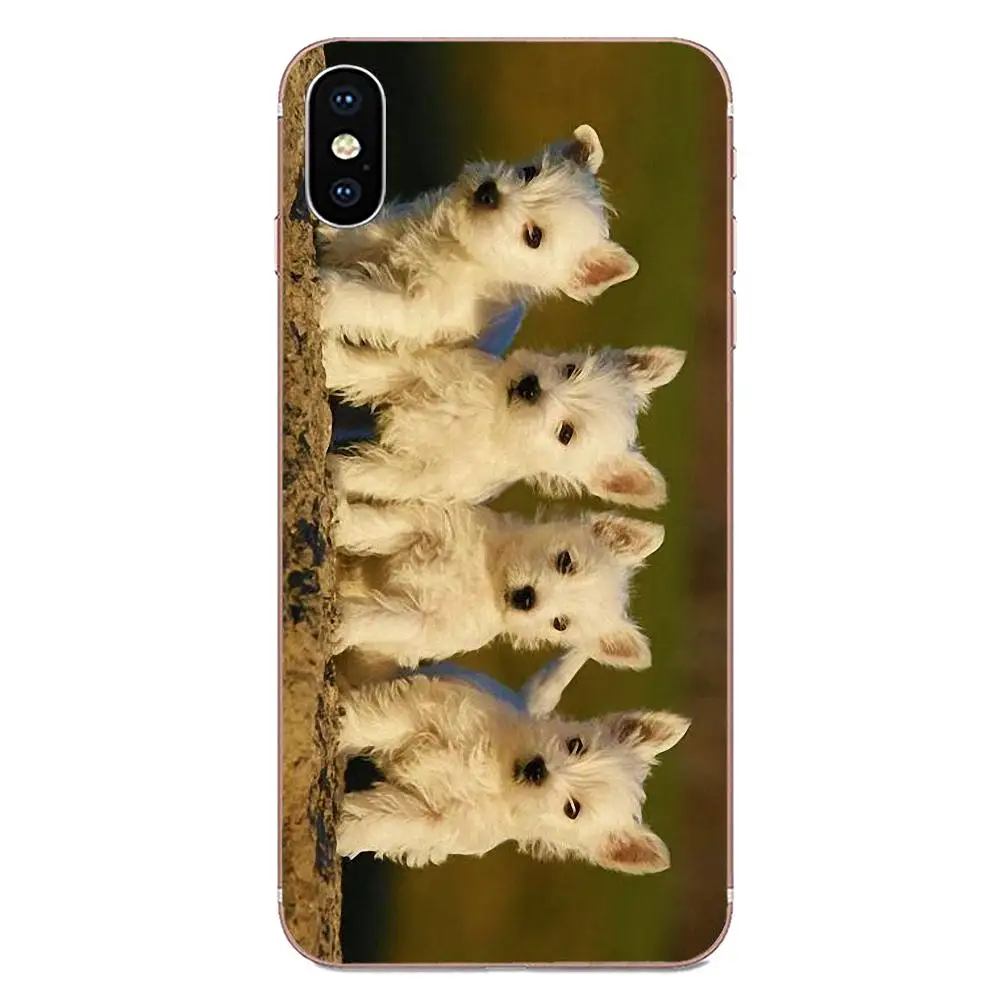 Белый высокогорный белый терьер Шотландия для Huawei NOVA 2 V20 Y3II Y5 Y5II Y6 Y6II Y7 Y9 G8 G9 GR3 GR5 GX8