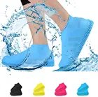 Лидер продаж 2021, водонепроницаемые ботинки из силиконового материала, защитные ботинки унисекс для обуви, резиновые ботинки для дома и улицы, многоразовые ботинки для дождливых дней