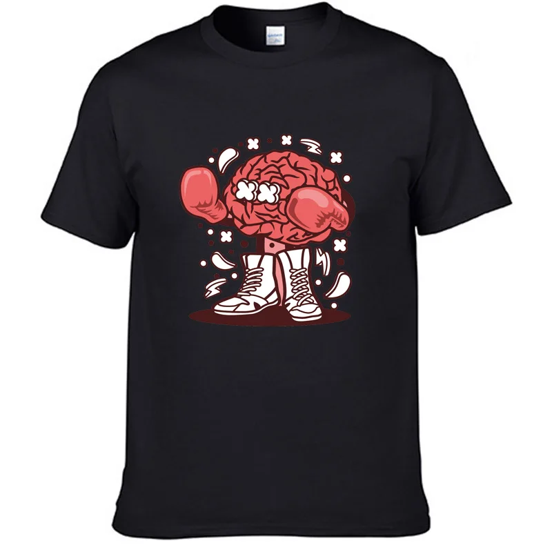 Новинка 2021 Мужская футболка летняя модная с коротким рукавом и круглым вырезом