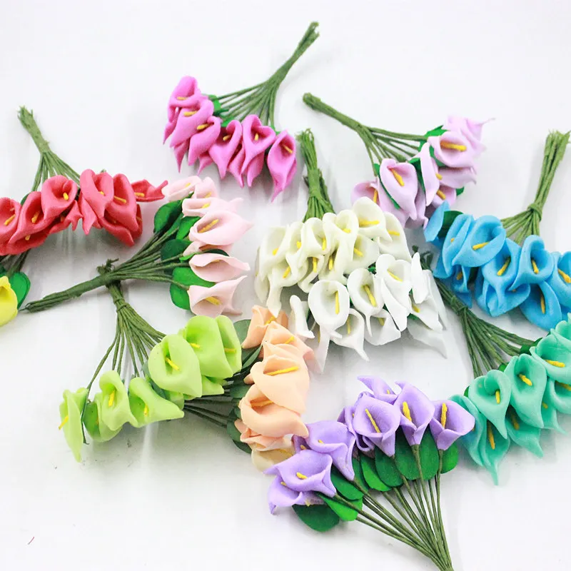 1/10 шт. искусственные цветы для Декоративный букет Флорес вечерние весенние
