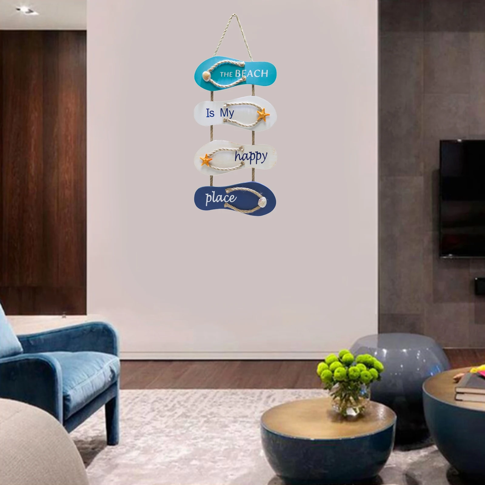 Настенная табличка деревянная подвесная дверь крыльцо декоративная 22x53 см