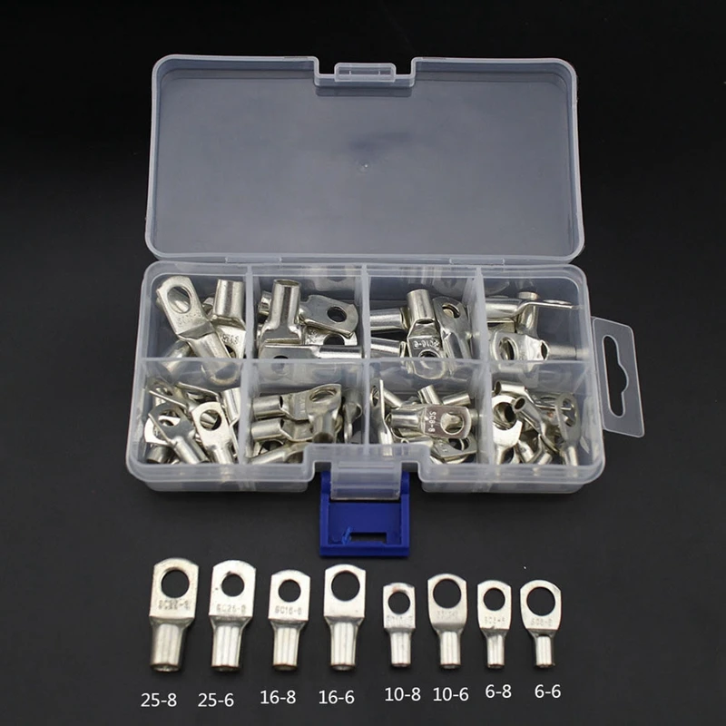 Промо-акция! С отверстием для болта из луженой меди кабельные наконечники