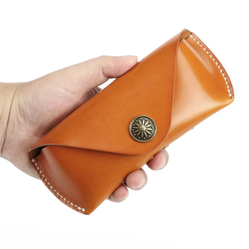 BOLEKE винтажные футляры для очков ручной работы, роскошные очки из натуральной кожи, футляр для очков, солнцезащитные очки, держатель, чехол