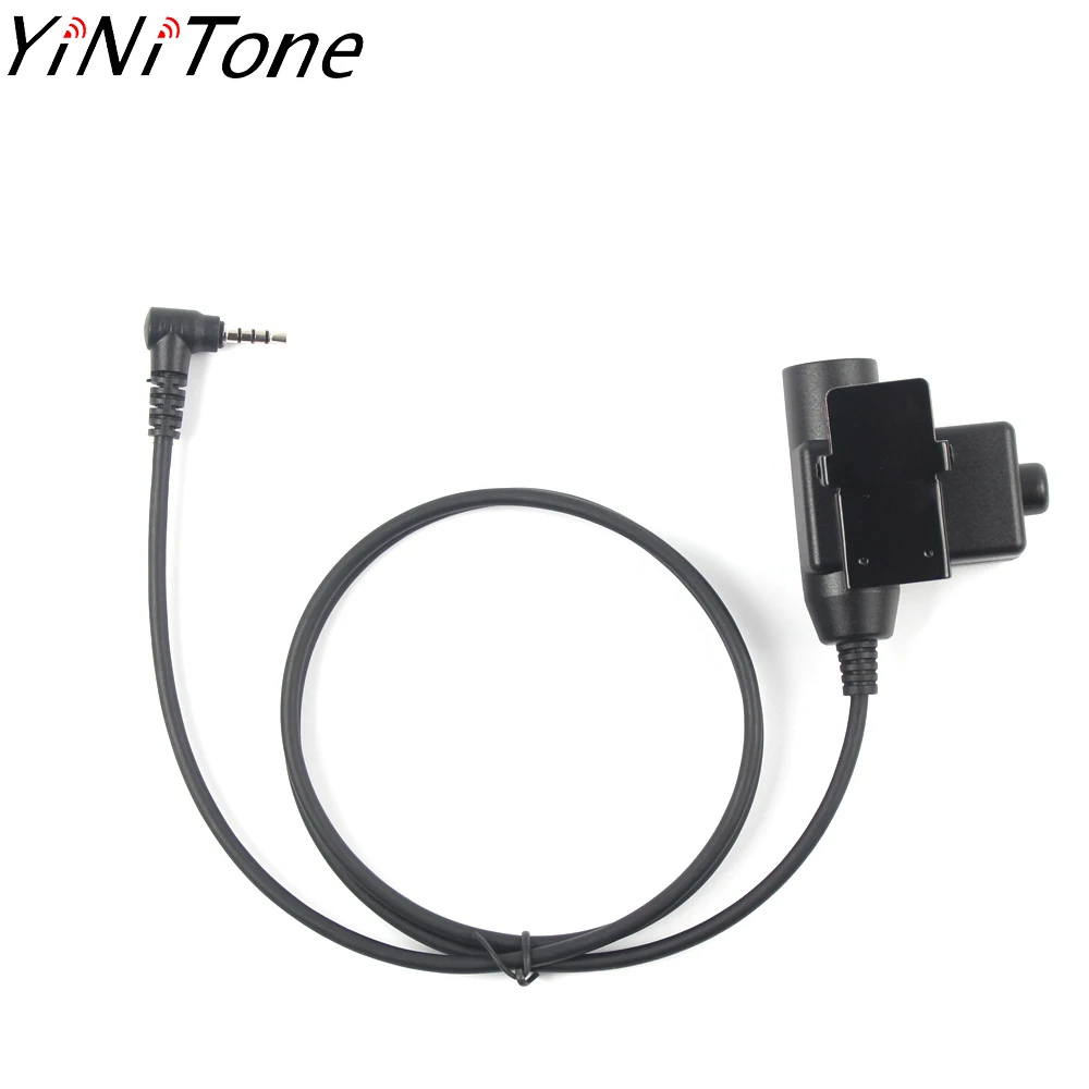 Military Headset U94 PTT For COMTAC MSA EARMOR TCA TRI NATO plug for Standard Version Yaesu Vertex VX-3R VX-110 FT-10R