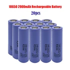 100% оригинал, 20 шт., INR18650-29E 2900 мАч, перезаряжаемая батарея 10A, 3,7 в, 18650, батареи с высоким потоком энергии с плоской верхней безопасностью