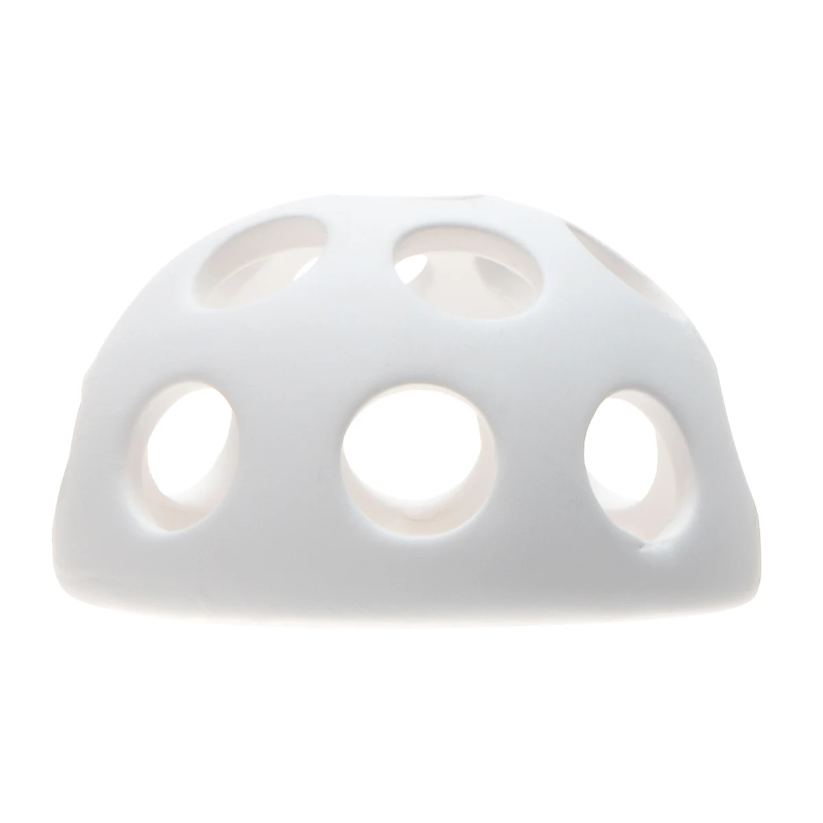 Украшение для аквариума Saim лампа с отверстиями белый керамический укрытие