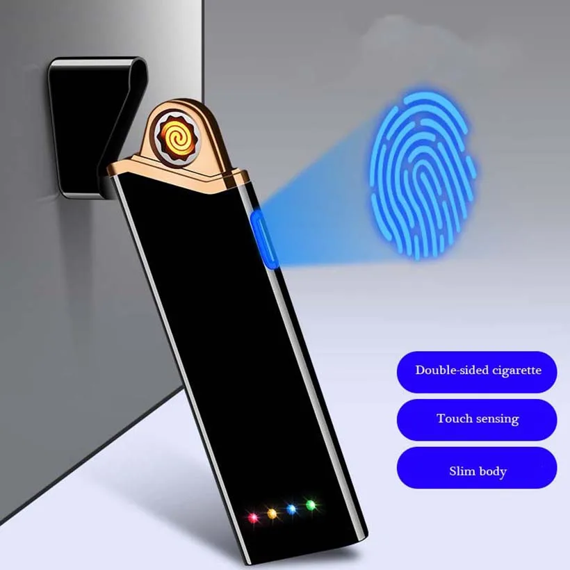 Интеллектуальная двухсторонняя зажигалка USB для сигар ветрозащитная