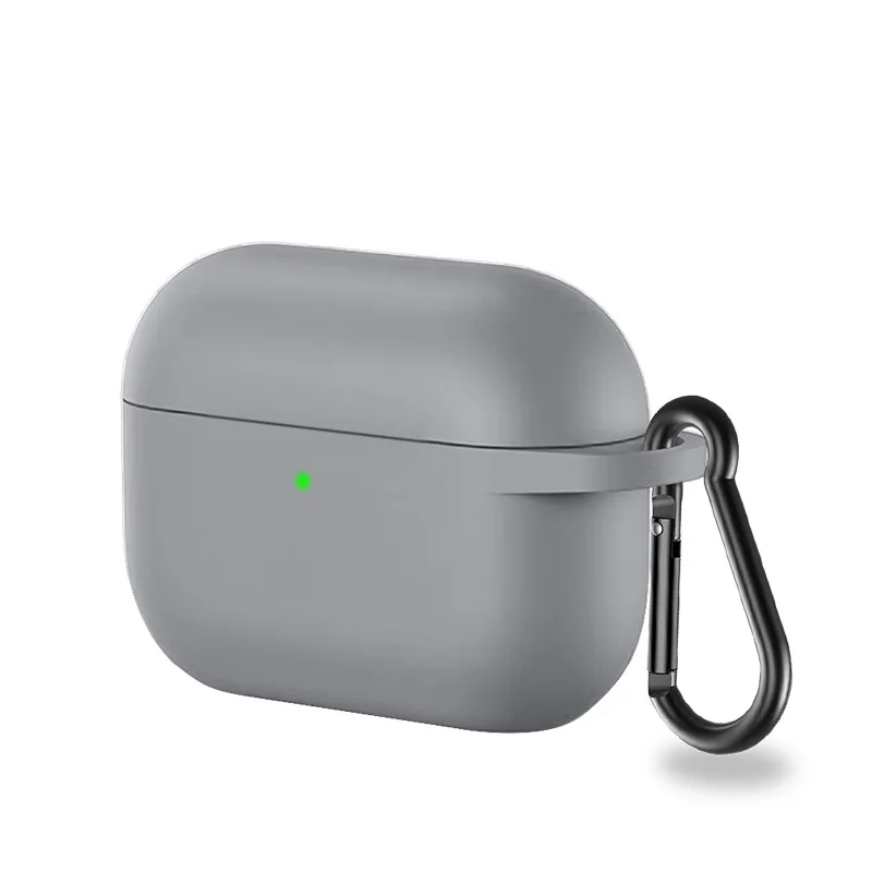 Gray 2 шт./лот, силиконовый чехол для Apple Airpods Pro 3, чехол, Противоударные Защитные Сумки, чехол для Air pods airpods3, наушники - Цвет: Gray