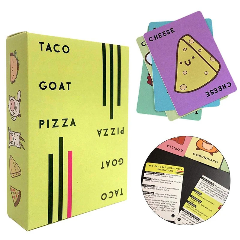 Taco Cat Козий Сыр Пицца карточная игра настольная колода подарок игрушка Вечерние