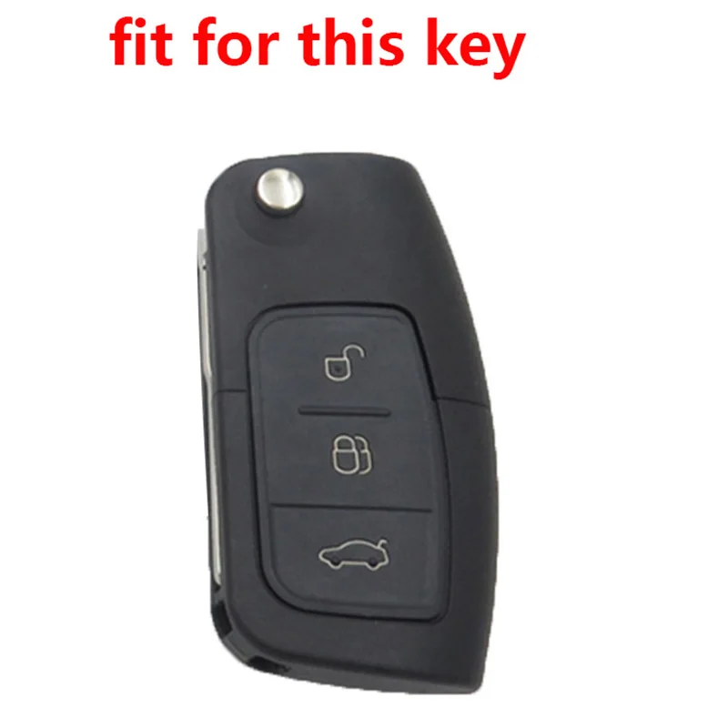 Чехол для ключа дистанционного управления из силикагеля крышка Ford Fiesta Focus Mondeo