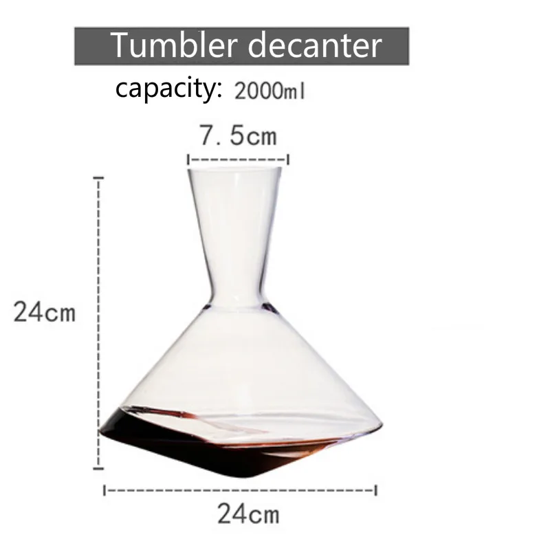 Креативный графин стакан с поворотом на 360 градусов не выпадает для вина