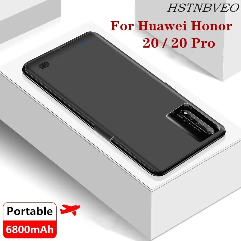 

HSTNBVEO Portable PowerBank Battery Charger Case for Huawei Honor 20 Battery Charging Cover for Huawei Honor 20 Pro Battery Case