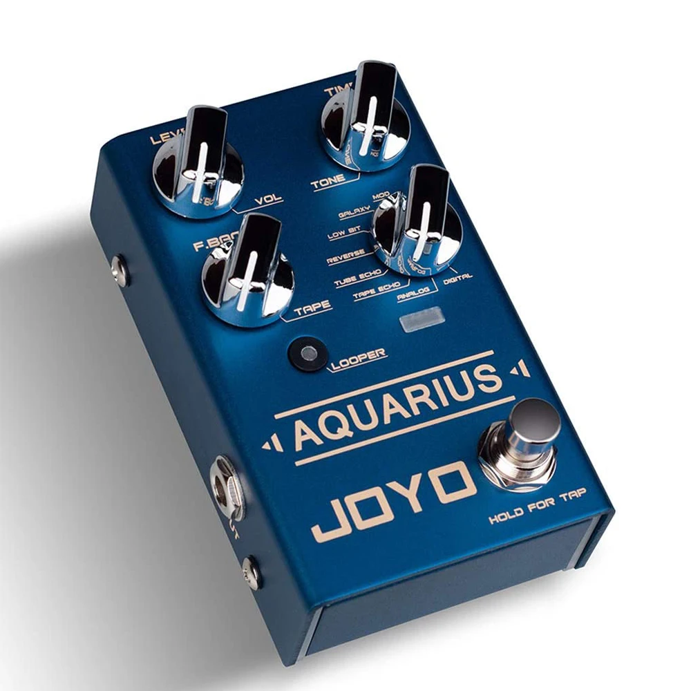 Педаль для гитары JOYO aquсвязана с задержкой и лупером 5 минут |