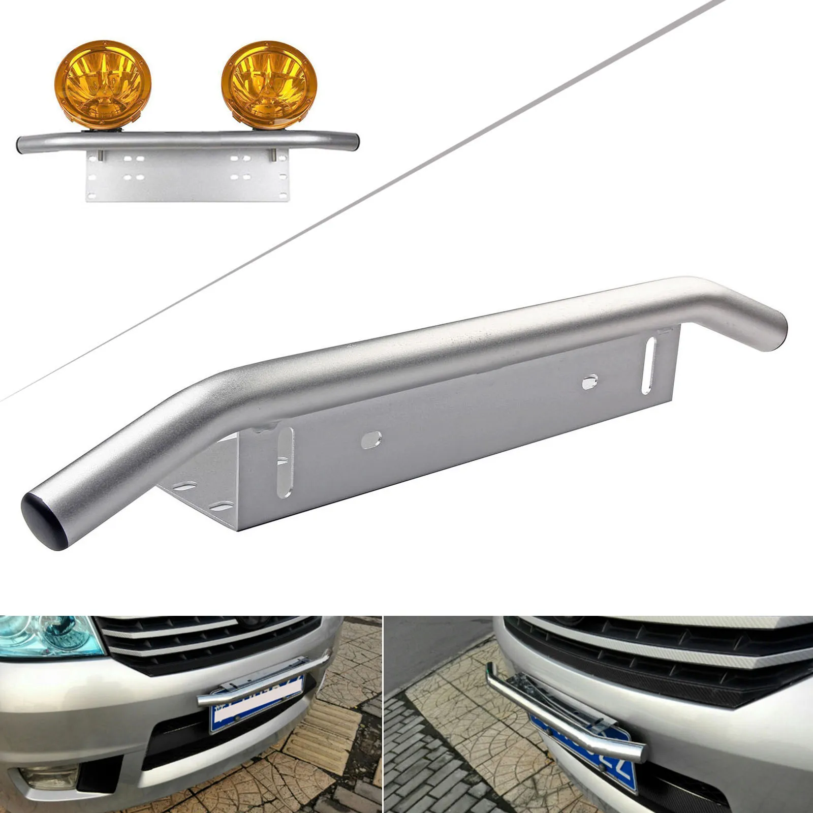 Универсальный кронштейн для крепления номерного знака на передний бампер