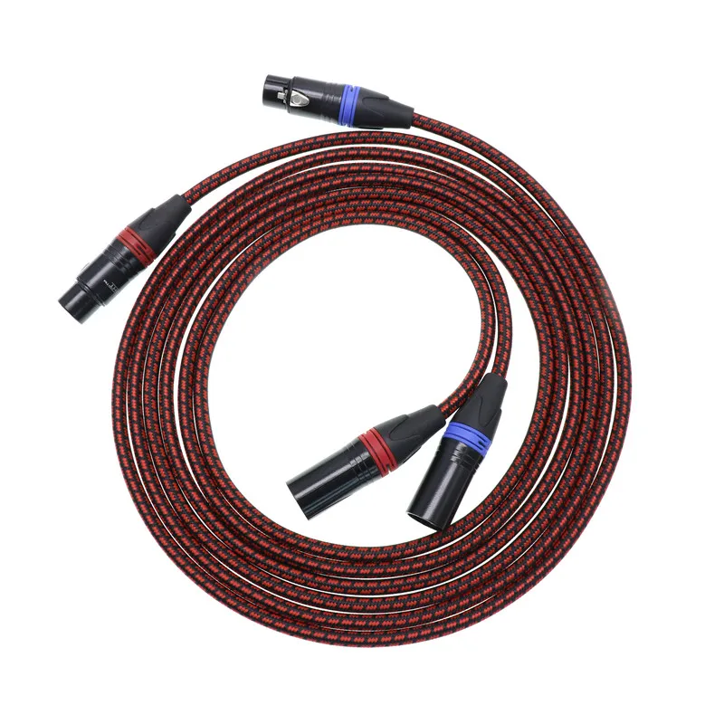 

High fidelity XLR male and female audio connection line balance line signal line