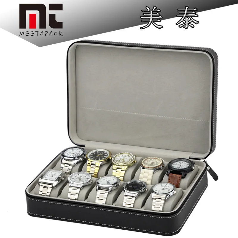 Роскошный футляр для часов с 10 решетками высококачественный чехол подставка из