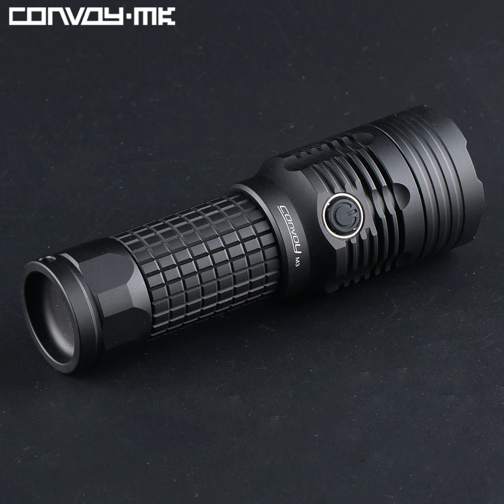 

Светодиодный фонарик Convoy M3 CREE XHP70.2, мощный фонарь с встроенной защитой от перегрева, аккумуляторы 26650, 18650 люмен, для повседневного использов...