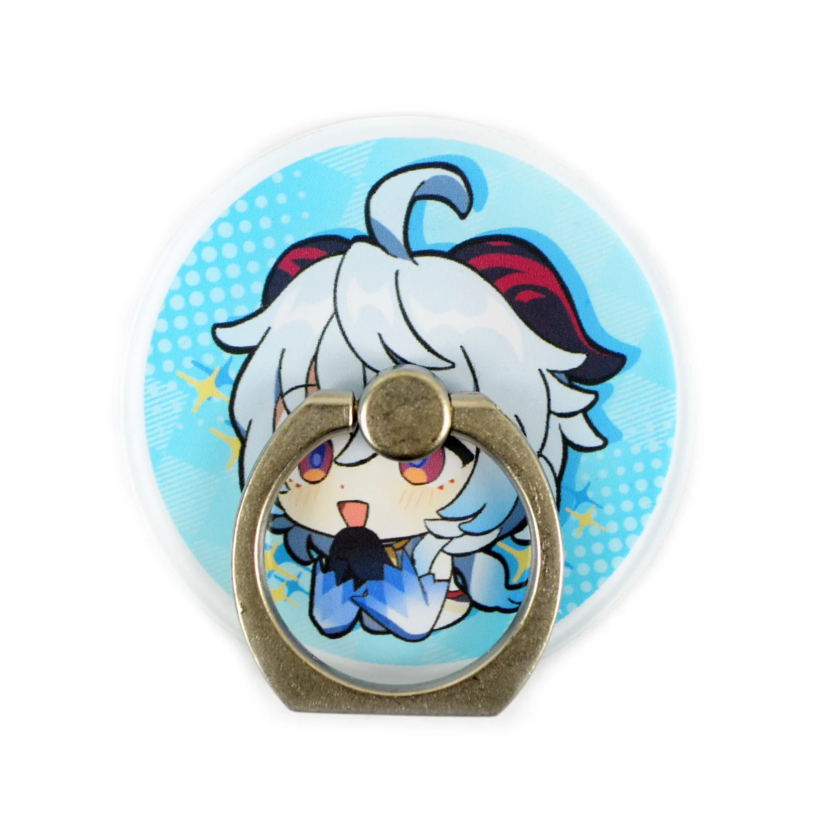 

Аниме игра Genshin Impact Ganyu вращающийся держатель для телефона 360 Кольцо Милая Розетка для смартфона стенд для косплея школьные принадлежности