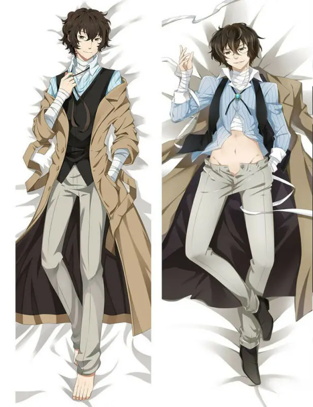 

Anime Bungo Stray Dogs Osamu Dazai Dakimakura Hugging Body Pillow Case Cover Pillowcase Home Decor Pillowcase Otaku Dakimakura