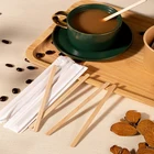 100 шт., одноразовые палочки для размешивания чая, кофе