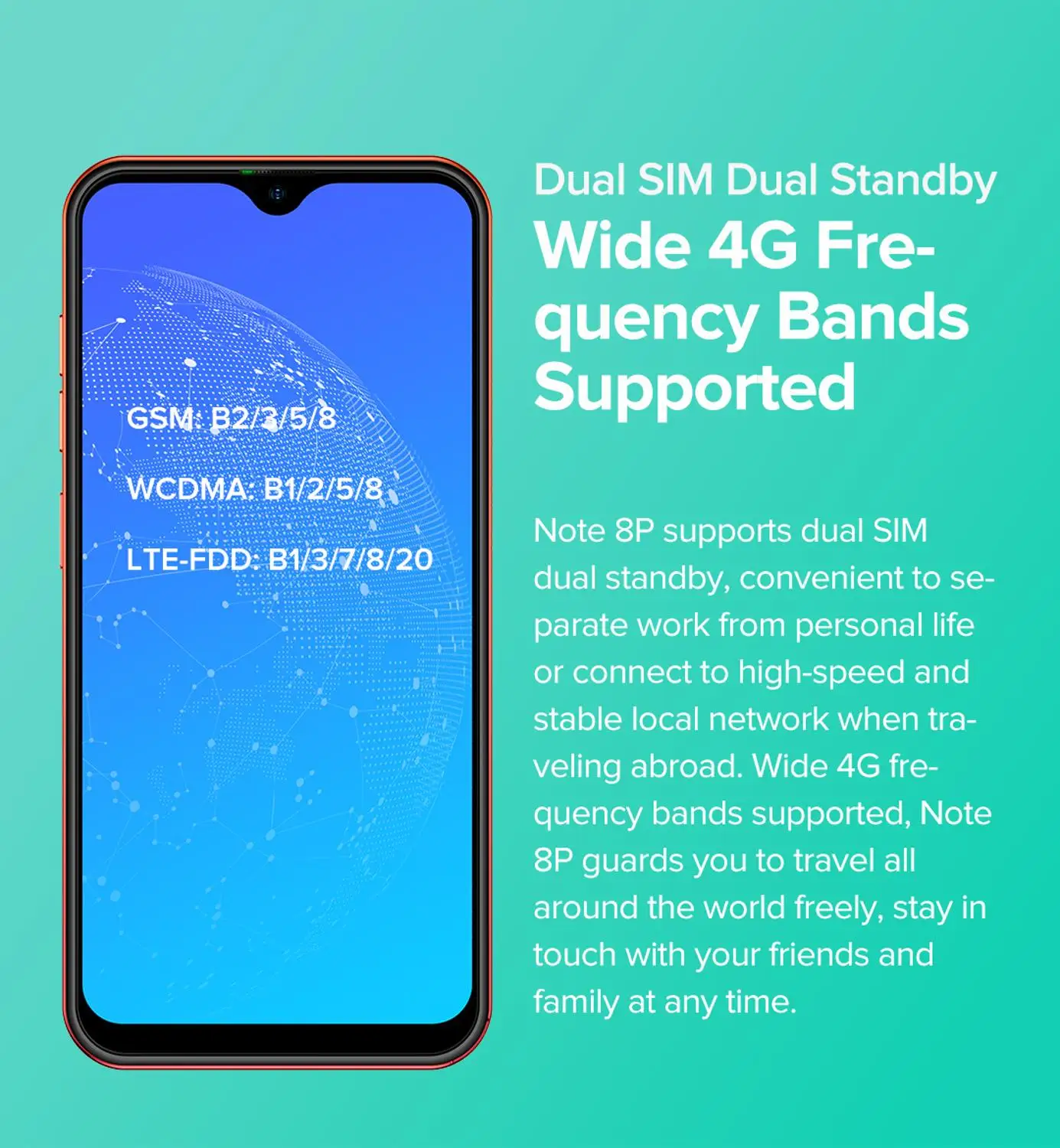 Смартфон Ulefone Note 8P на Android 10 четыре ядра экран 5 дюйма 2 ГБ + 16 Гб | Мобильные телефоны