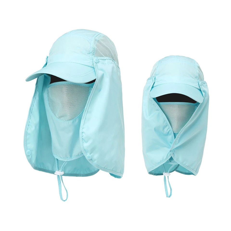 

WALK FISH Fishing Cap Cool Comfortable Headwaer Full Head Protection UV Protection Quick-Drying Fishing Hat Outdoor Sports Hat