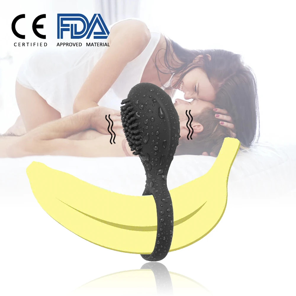 Вибрирующее кольцо на пенис Удлиняющая Насадка На клитор Для мужчин взрослых