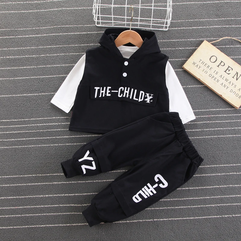 

Комплект одежды DIIMUU для мальчиков, жилет, рубашка, штаны, Осенние костюмы для малышей