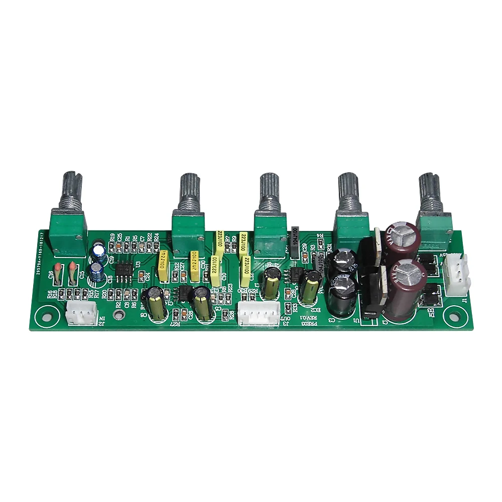 

AIYIMA NE5532 Preamplifier Board 2.1 Subwoofer Preamp Tone Treble Bass Ultra low Frequency Independent Adjustment Dual AC12V-15V