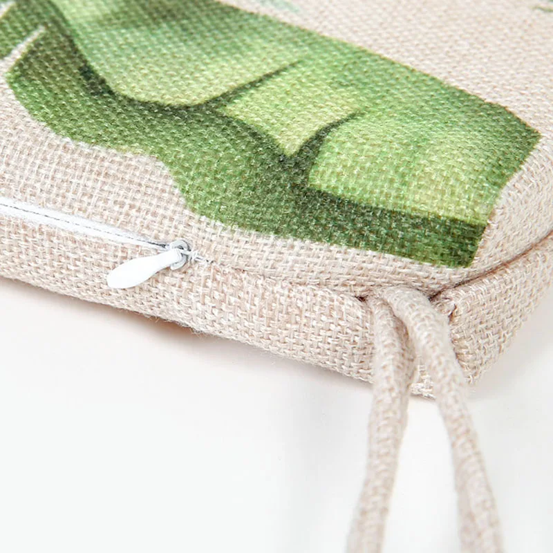 Льняная подушка для дома декоративная Удобная дивана кресла с листьями | Дом и