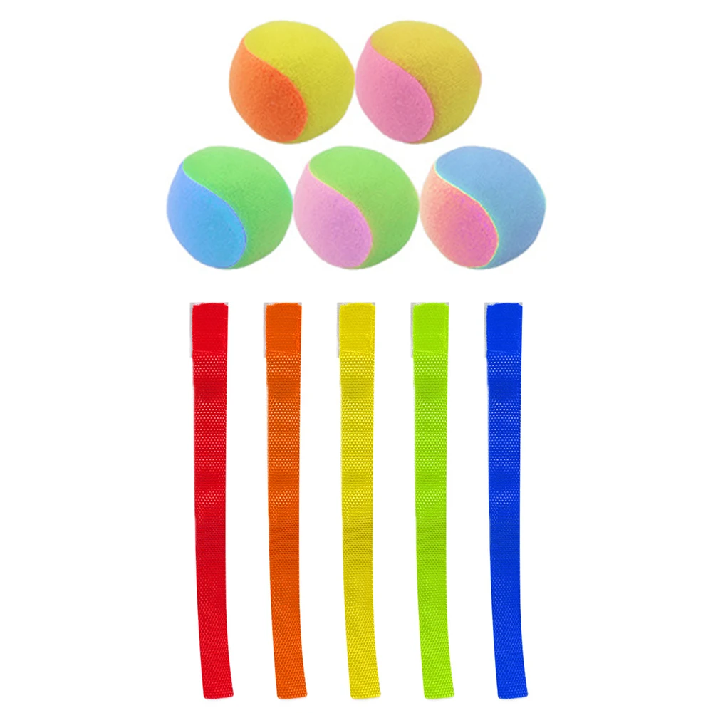 

Kids Outdoor Sport Game Props Sticky Ball Catching Tail Sticky Jersey Vest Game Vest Waistcoat Throwing Toys for Children Sports