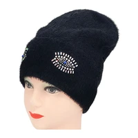 new mink velvet female hat winter hat high quality warm female hat outdoor soft ski female hat fashionable sports hat