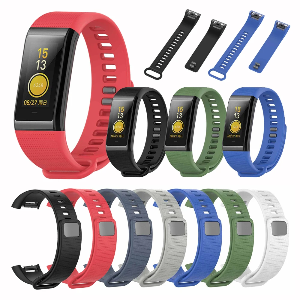 Мягкий силиконовый ремешок для часов Huami Amazfit Cor A1702 сменный удобный цветной