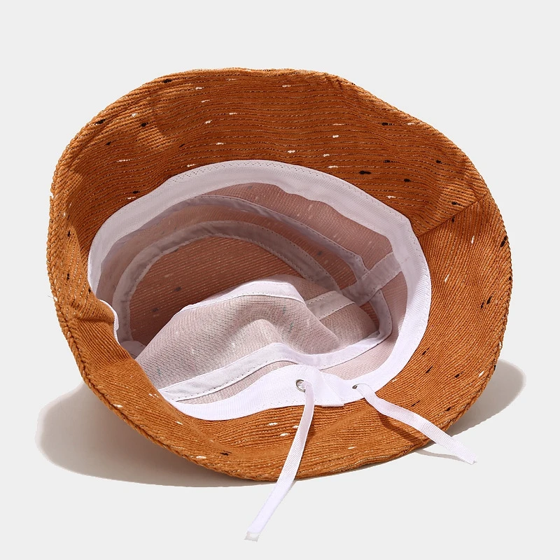 

New Fashion Bucket Hats Winter Autumn Dots Women Girls Outdoor Hats Vacation Cap Cotton Hiking Hatssun hatsfor Lovers