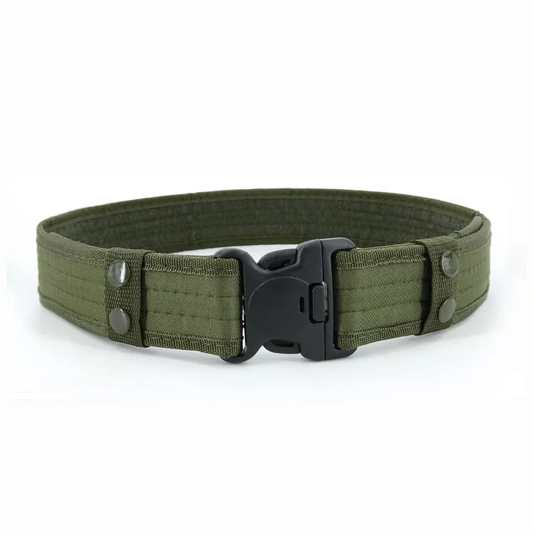 Army green Тактический ремень мужской пояс военный Регулируемый Открытый камуфляж нейлон боевой пояс армейский Пояс - Цвет: Army green